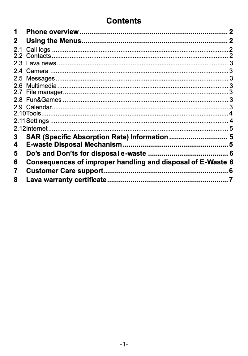 Page 1 de la notice Manuel utilisateur Lava KKT Trio
