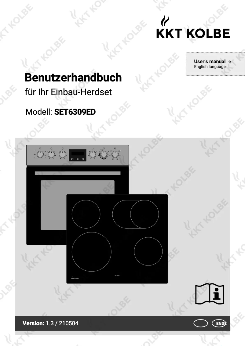 Page n°1 - Manuel utilisateur KKT Kolbe SET6309ED