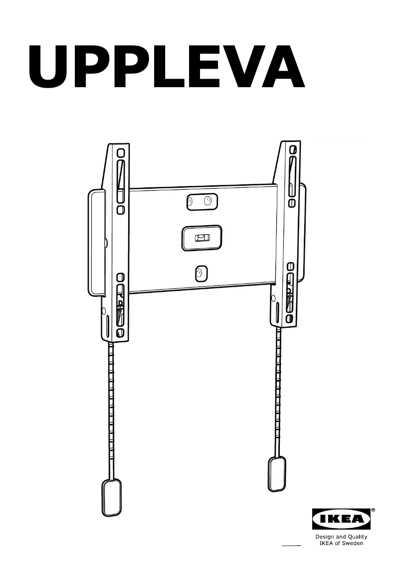 Image de la première page du manuel de l'appareil UPPLEVA (30kg)