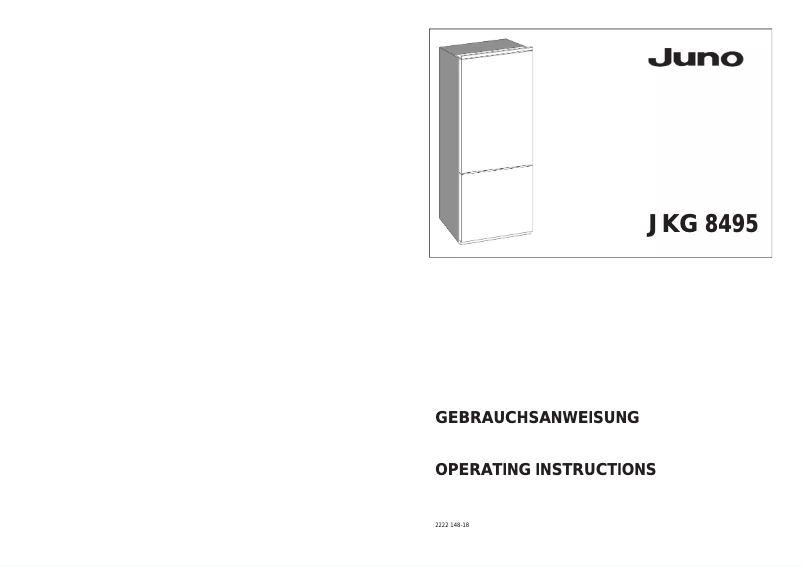 Page n°1 - Manuel utilisateur Juno JKG8495