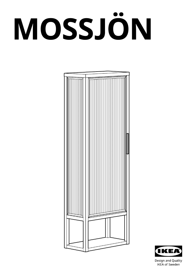 Imagen de la primera página del manual del dispositivo MOSSJÖN 605.677.78