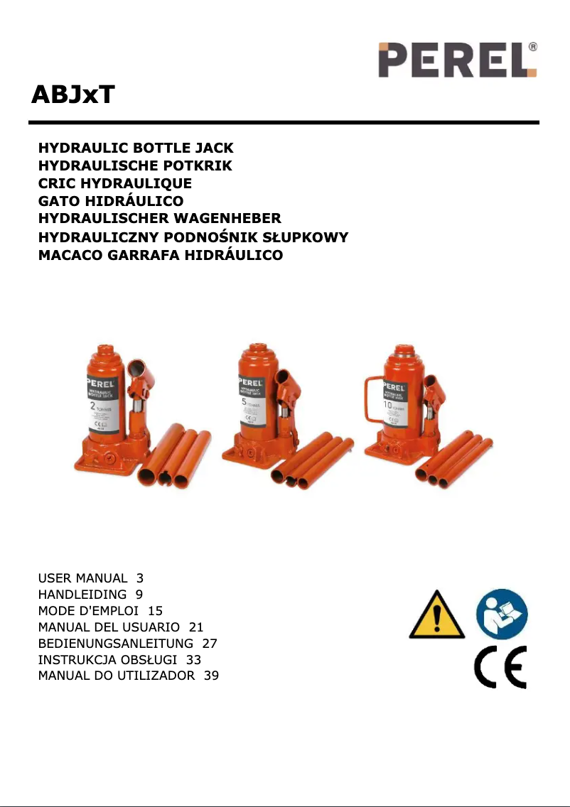 Image de la première page du manuel de l'appareil ABJ10T