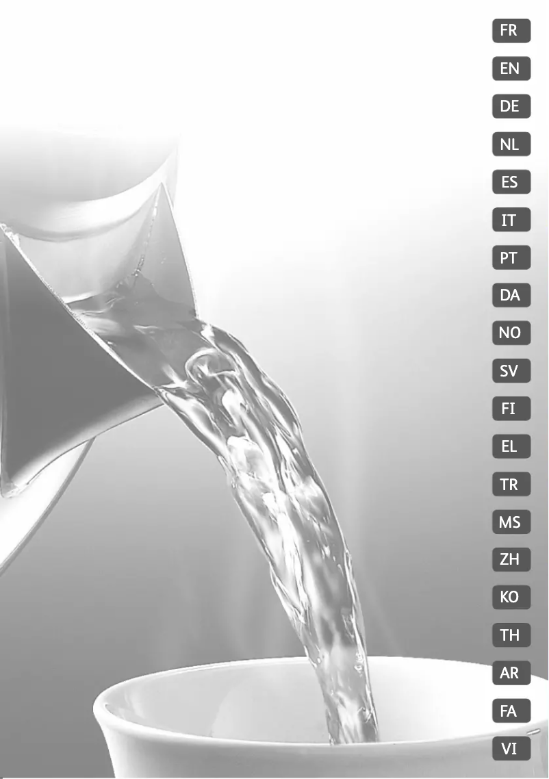 Page 1 de la notice Manuel utilisateur Tefal BF562016