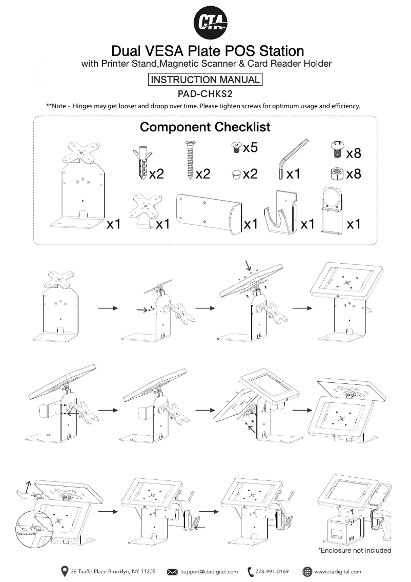 Image de la première page du manuel de l'appareil PAD-CHKS2