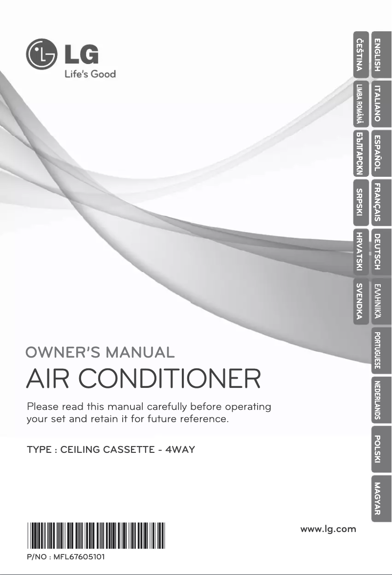 Page 1 de la notice Manuel utilisateur LG ARNU36