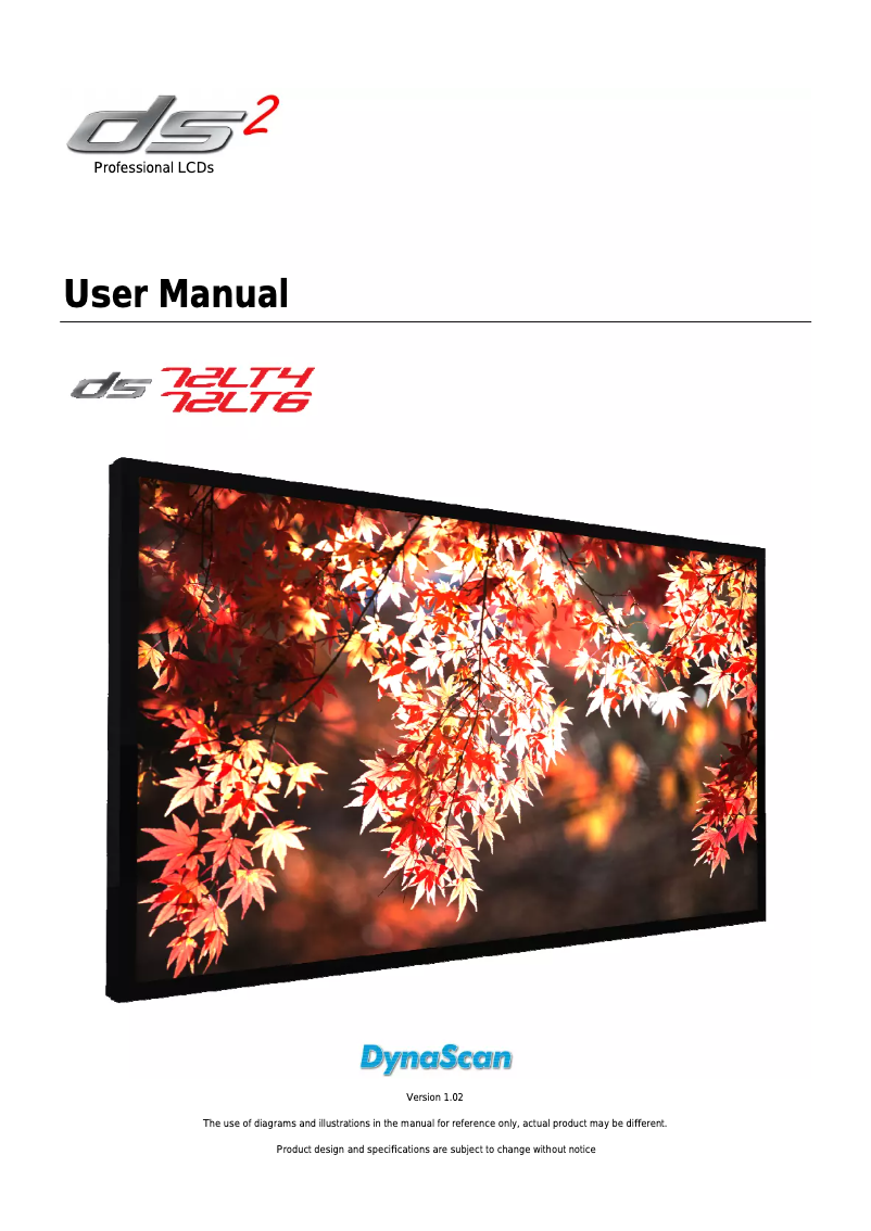 Imagen de la primera página del manual del dispositivo DS72LT4