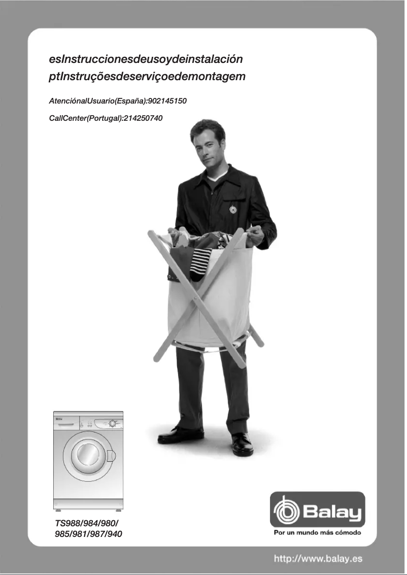 Image de la première page du manuel de l'appareil 3TS985V