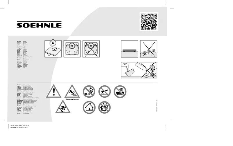 Page n°1 - Manuel utilisateur Soehnle Tempo
