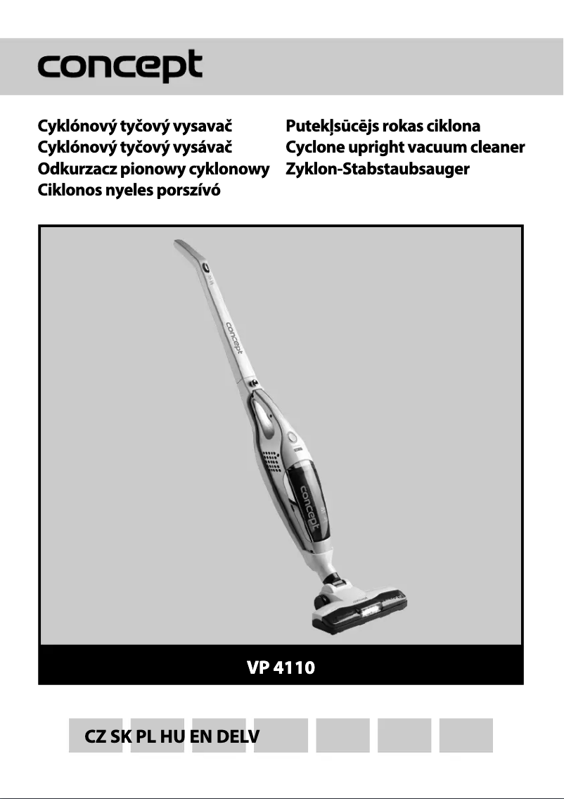 Page 1 de la notice Manuel utilisateur Concept VP-4110