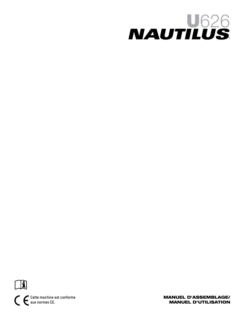 Page 1 de la notice Instructions / montage Nautilus U626