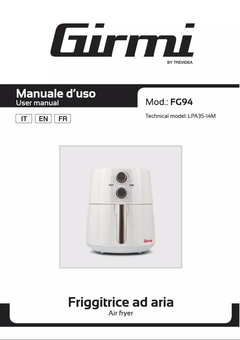 Image de la première page du manuel de l'appareil FG94