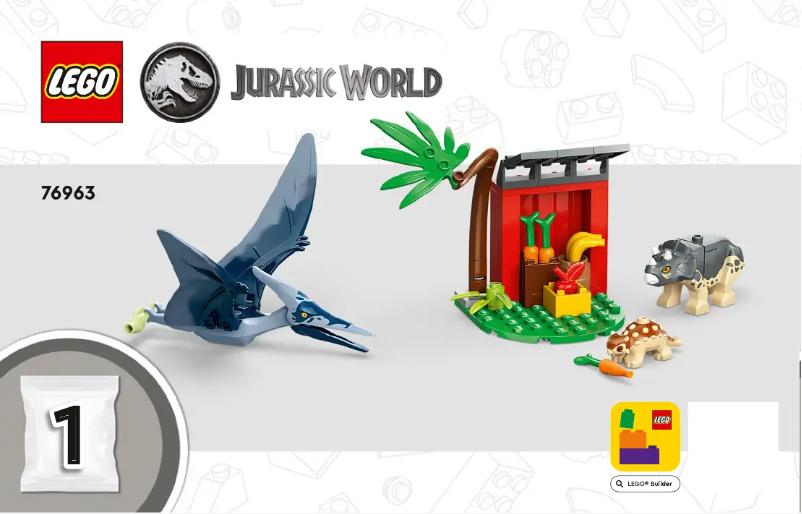 Page 1 de la notice Manuel utilisateur Lego Jurassic World 76963