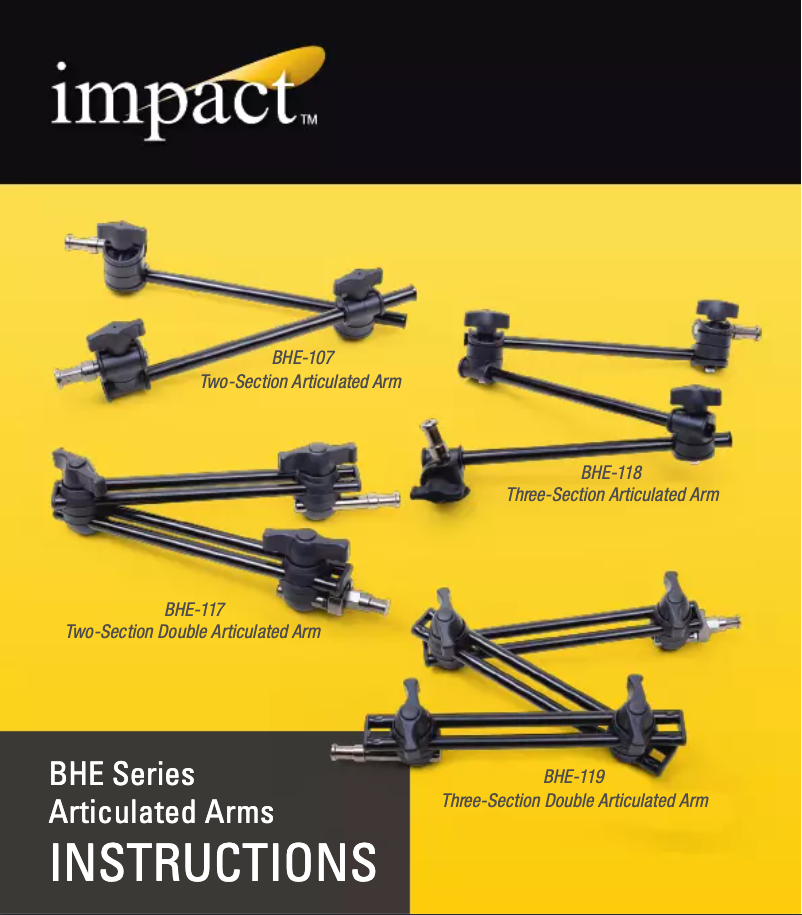 Page n°1 - Manuel utilisateur Impact BHE-119