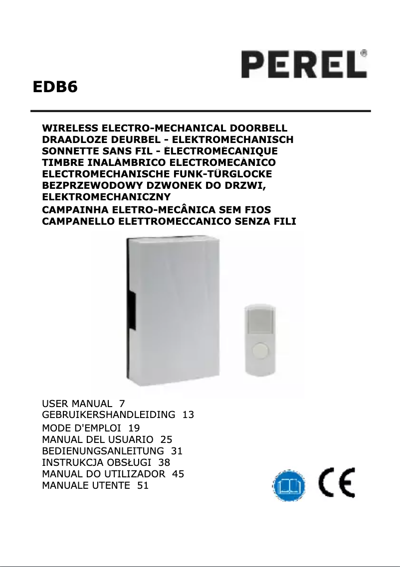 Image de la première page du manuel de l'appareil EDB6
