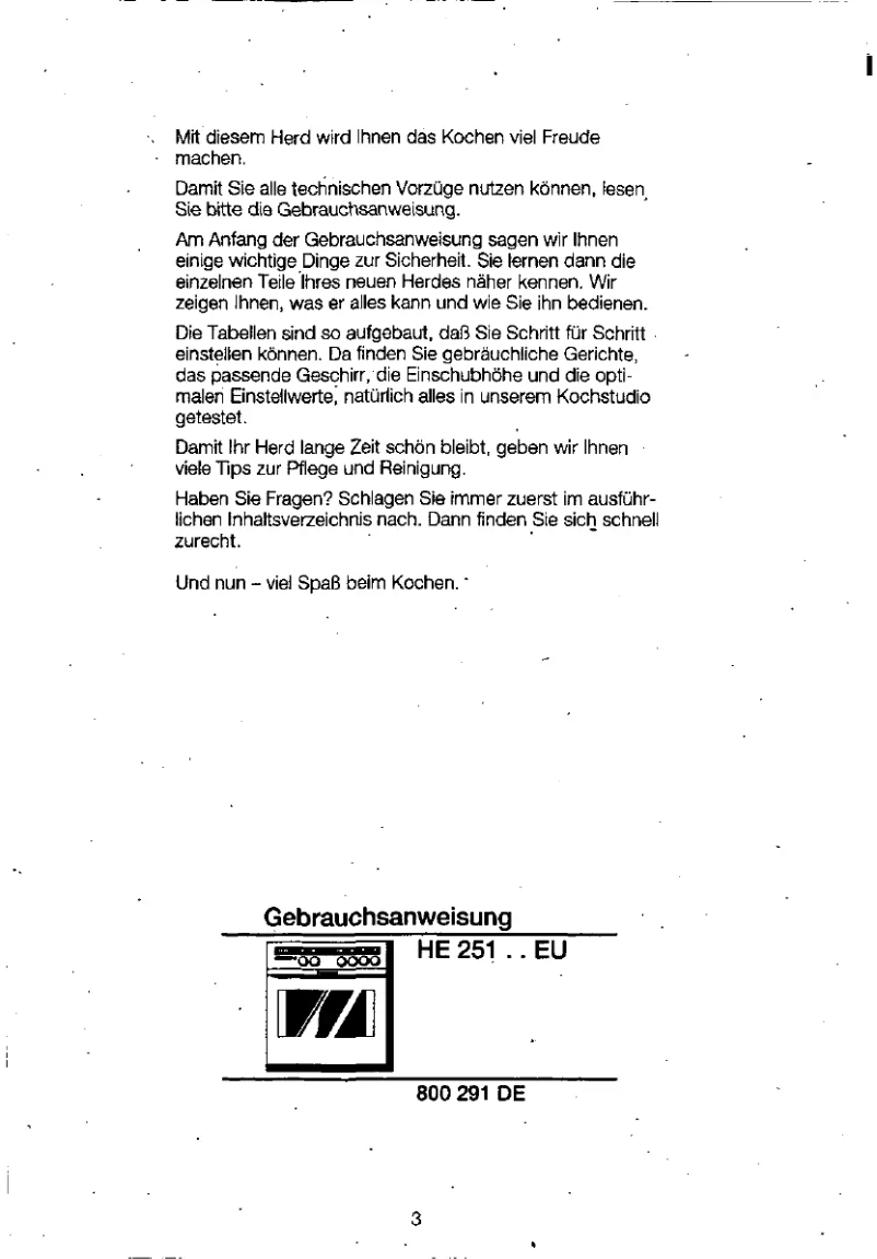 Page n°1 - Manuel utilisateur Siemens HE25161