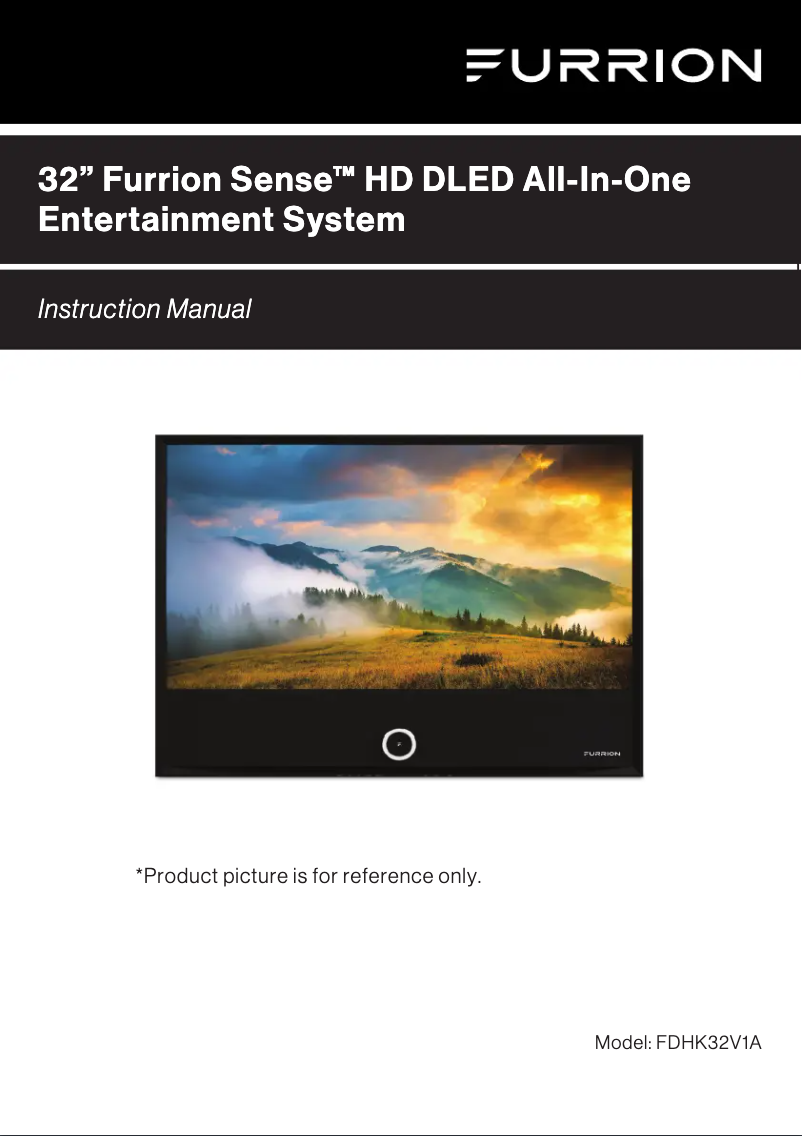 Page 1 de la notice Manuel utilisateur Furrion Sense FDHK32V1A