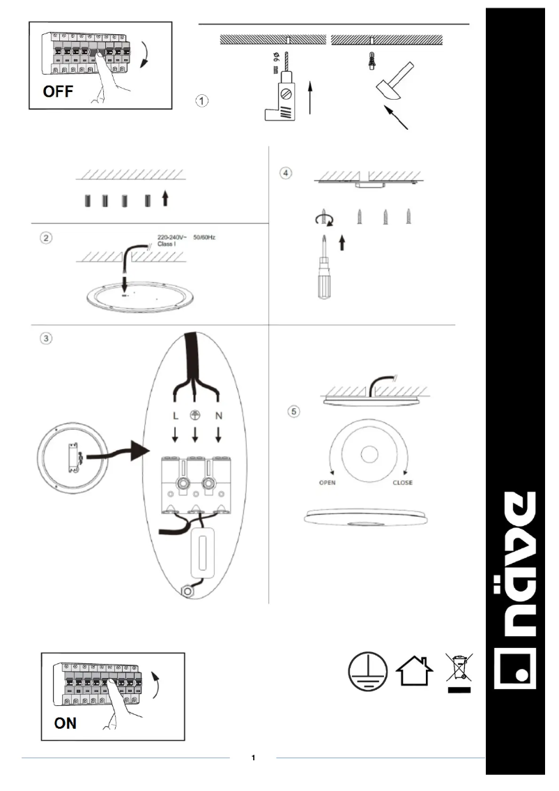Página 1 del manual Manual de usuario Näve Darwin