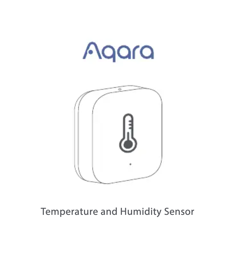 Image de la première page du manuel de l'appareil Temperature and Humidity Sensor