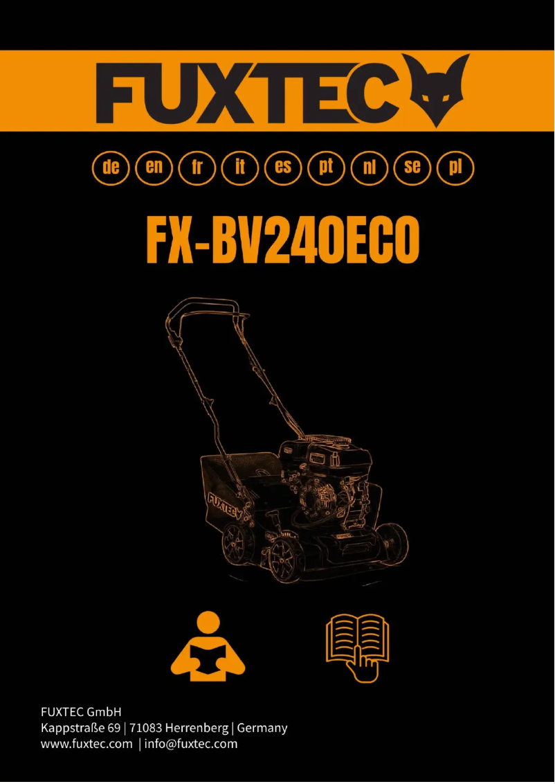 Image de la première page du manuel de l'appareil FX-BV240 ECO