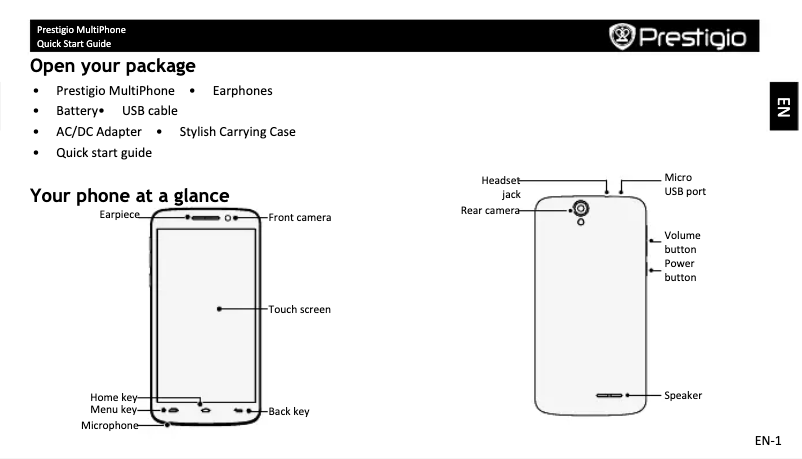 Image de la première page du manuel de l'appareil MultiPhone 7600 DUO