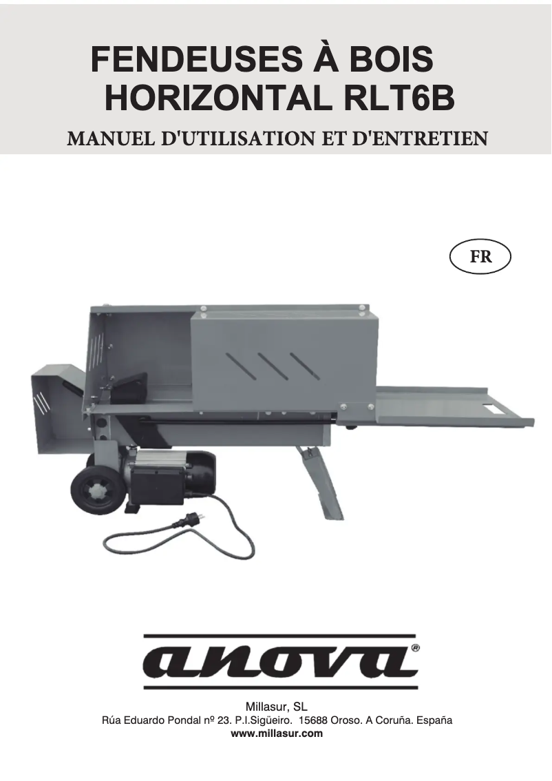 Página 1 del manual Manual de usuario Anova RLT6B