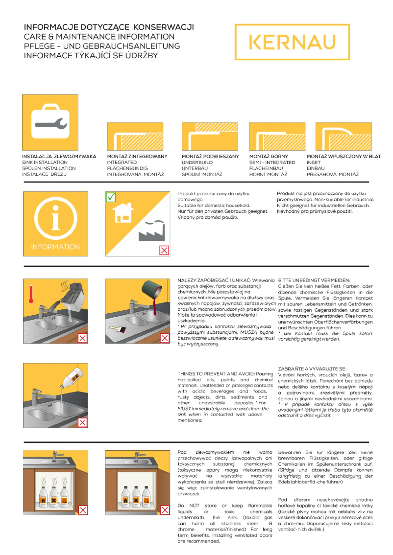 Page 1 de la notice Manuel utilisateur Kernau KSS U 61 1B SS GUN METAL