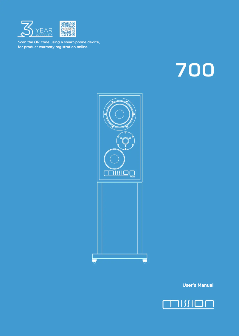 Image de la première page du manuel de l'appareil 700