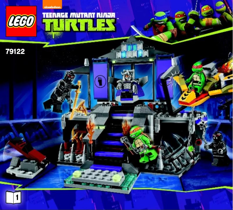 Image de la première page du manuel de l'appareil Ninja Turtles 79122