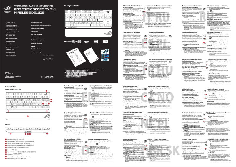 Page n°1 - Manuel utilisateur Asus ROG Strix Scope RX TKL