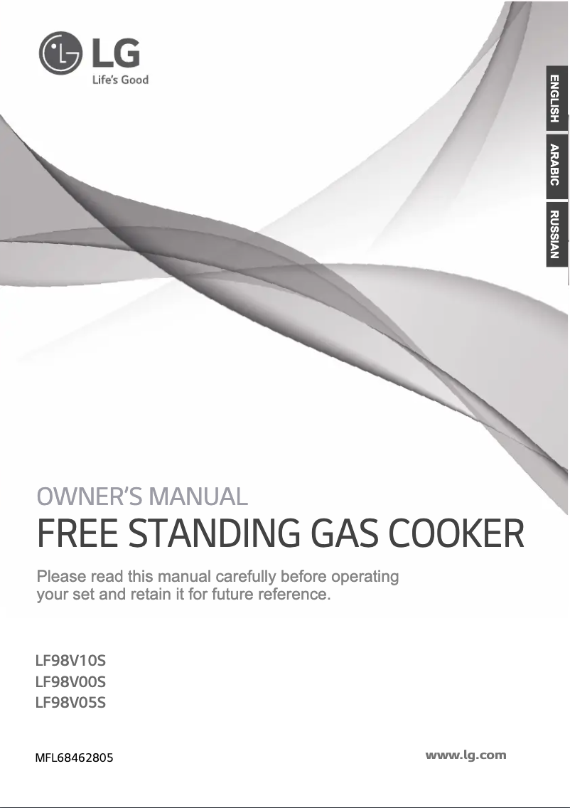 Page 1 de la notice Manuel utilisateur LG LF98V05S