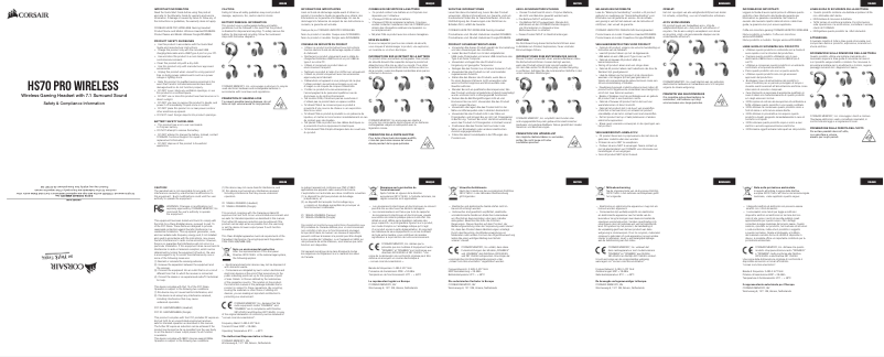 Image de la première page du manuel de l'appareil HS70