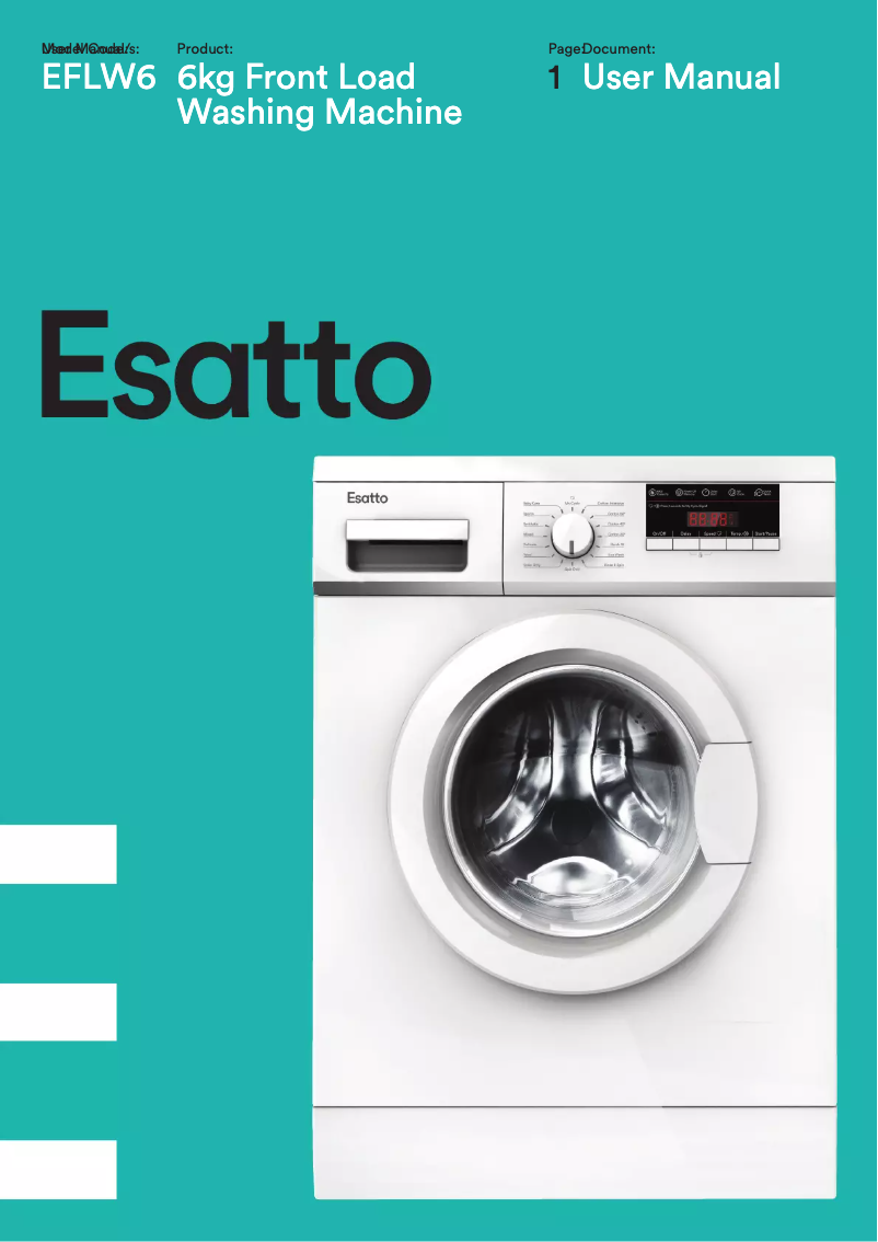 Página 1 del manual Manual de usuario Esatto EFLW6