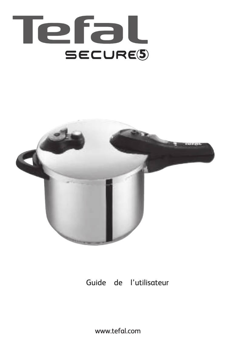 Page 1 de la notice Manuel utilisateur Tefal Secure P25007