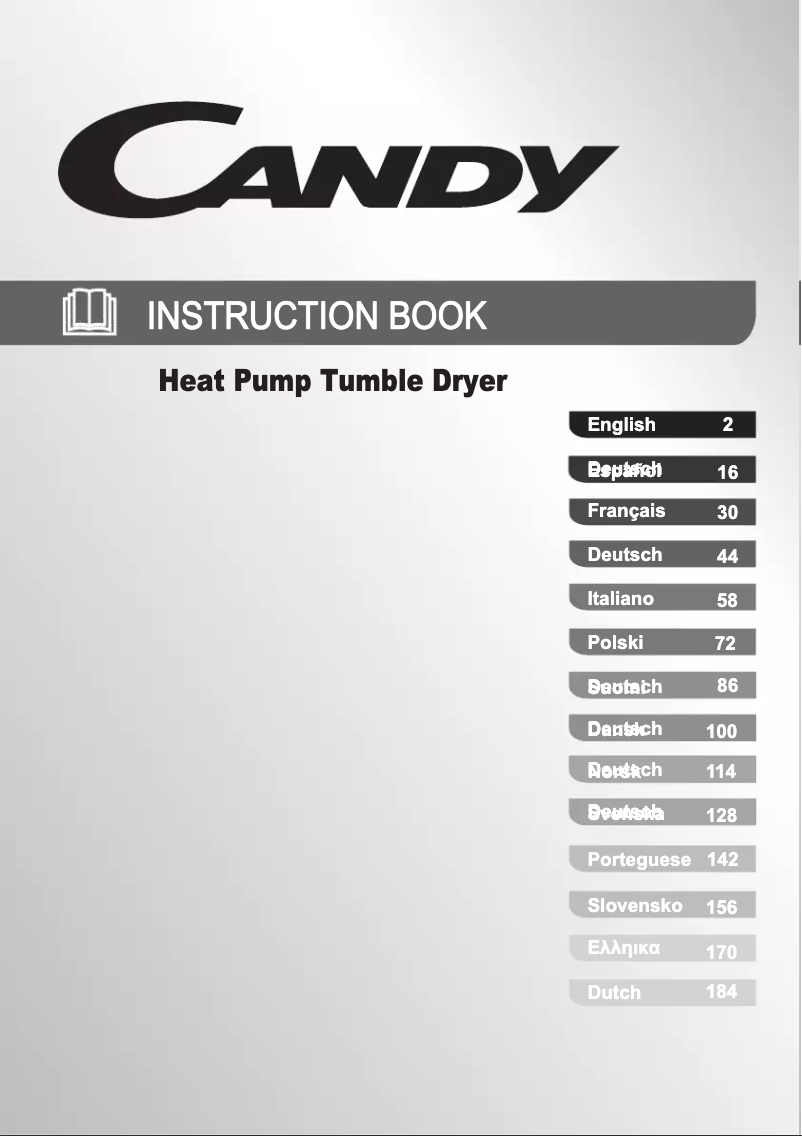 Page 1 de la notice Manuel utilisateur Candy GCS 9101A2T