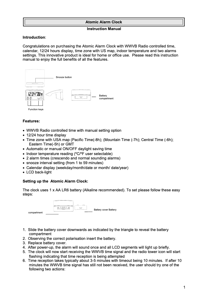 Página 1 del manual Manual de usuario La Crosse Technology WT-2100