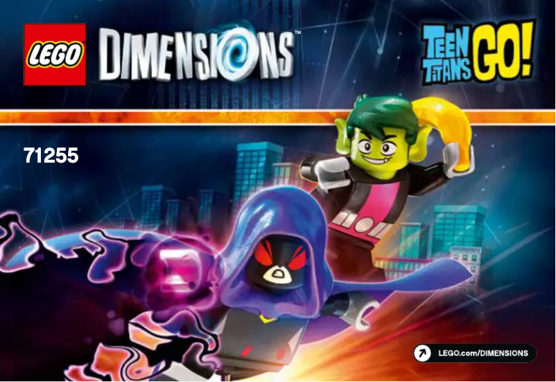 Page 1 de la notice Manuel utilisateur Lego Dimensions 71255