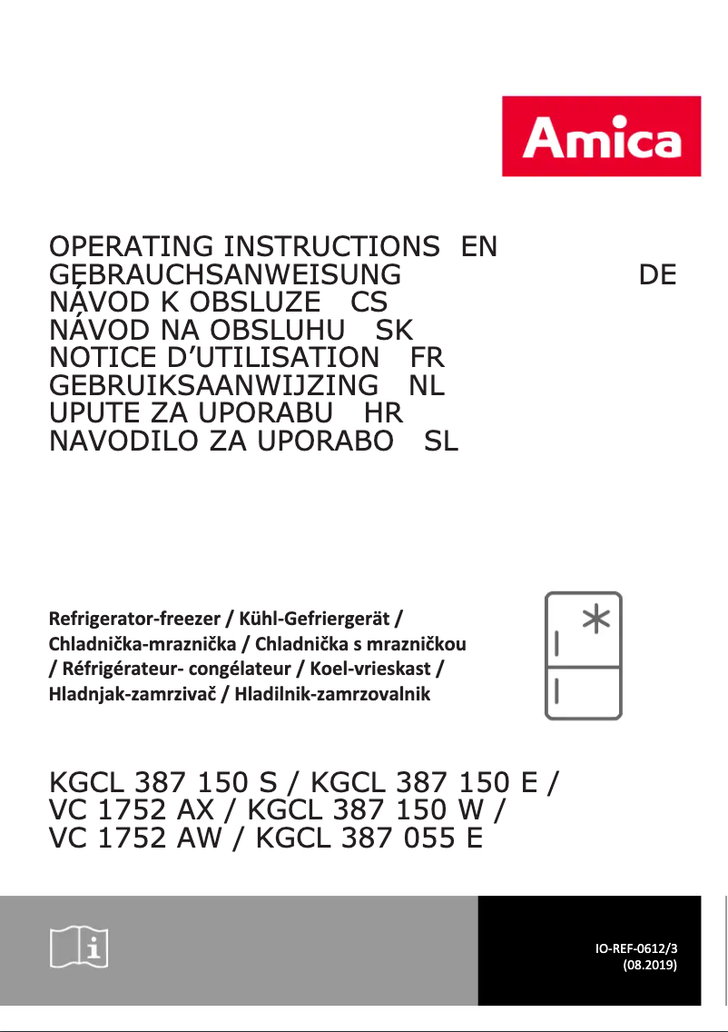 Image de la première page du manuel de l'appareil VC 1752 AW