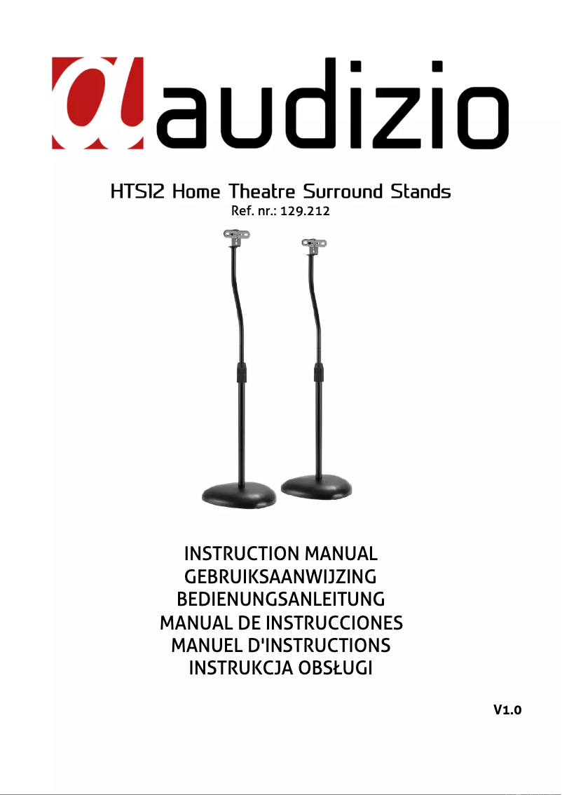 Página 1 del manual Manual de usuario Audizio HTS12