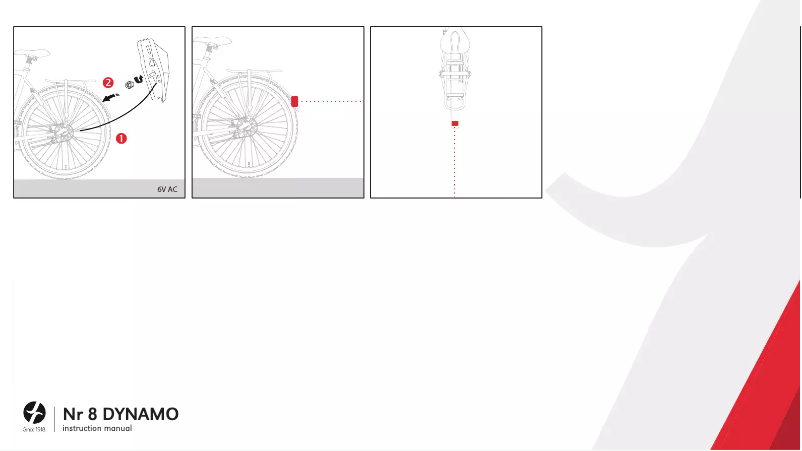 Page 1 de la notice Manuel utilisateur Spanninga Nr. 8
