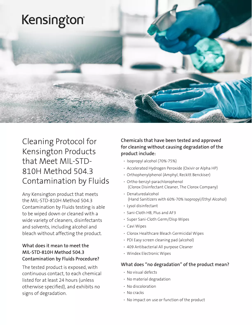 Page n°1 - Manuel utilisateur Kensington Pro Fit Ergo Wired