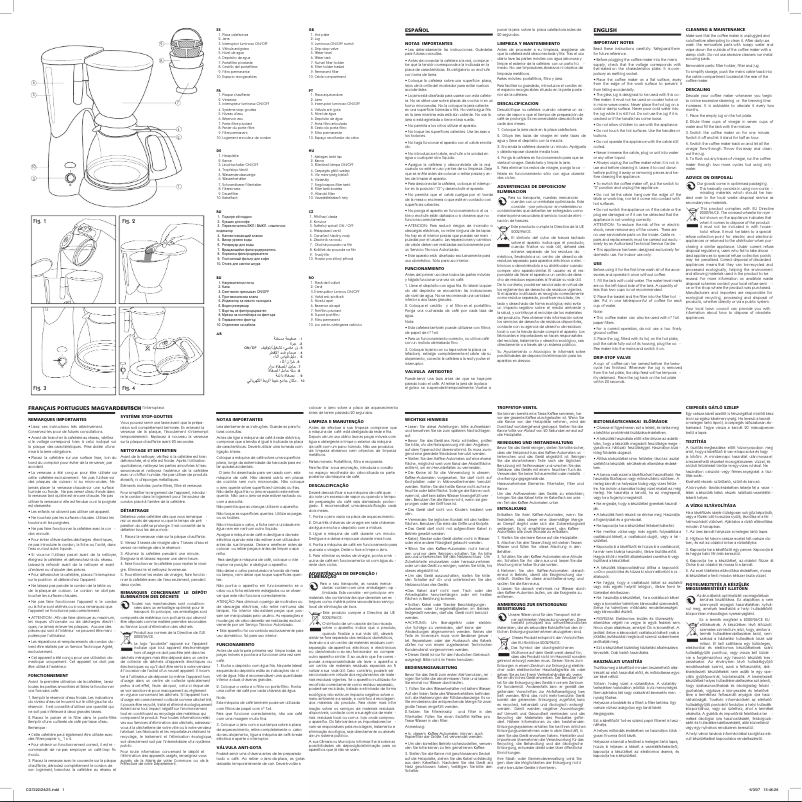 Image de la première page du manuel de l'appareil Allegro CG7225