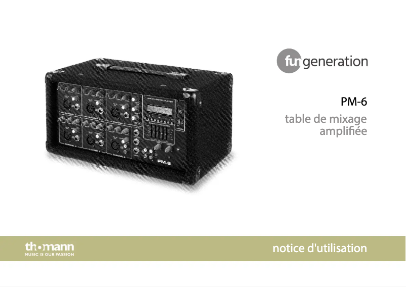 Página 1 del manual Manual de usuario Fun Generation PM-6
