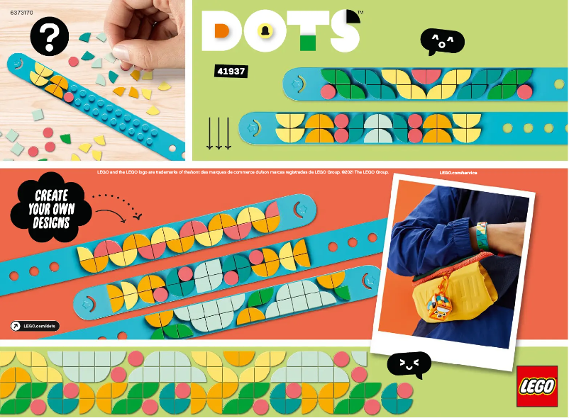 Page n°1 - Manuel utilisateur Lego Dots 41937