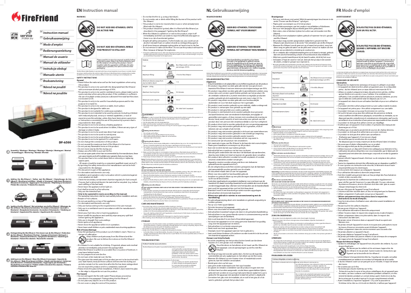 Image de la première page du manuel de l'appareil DF-6500