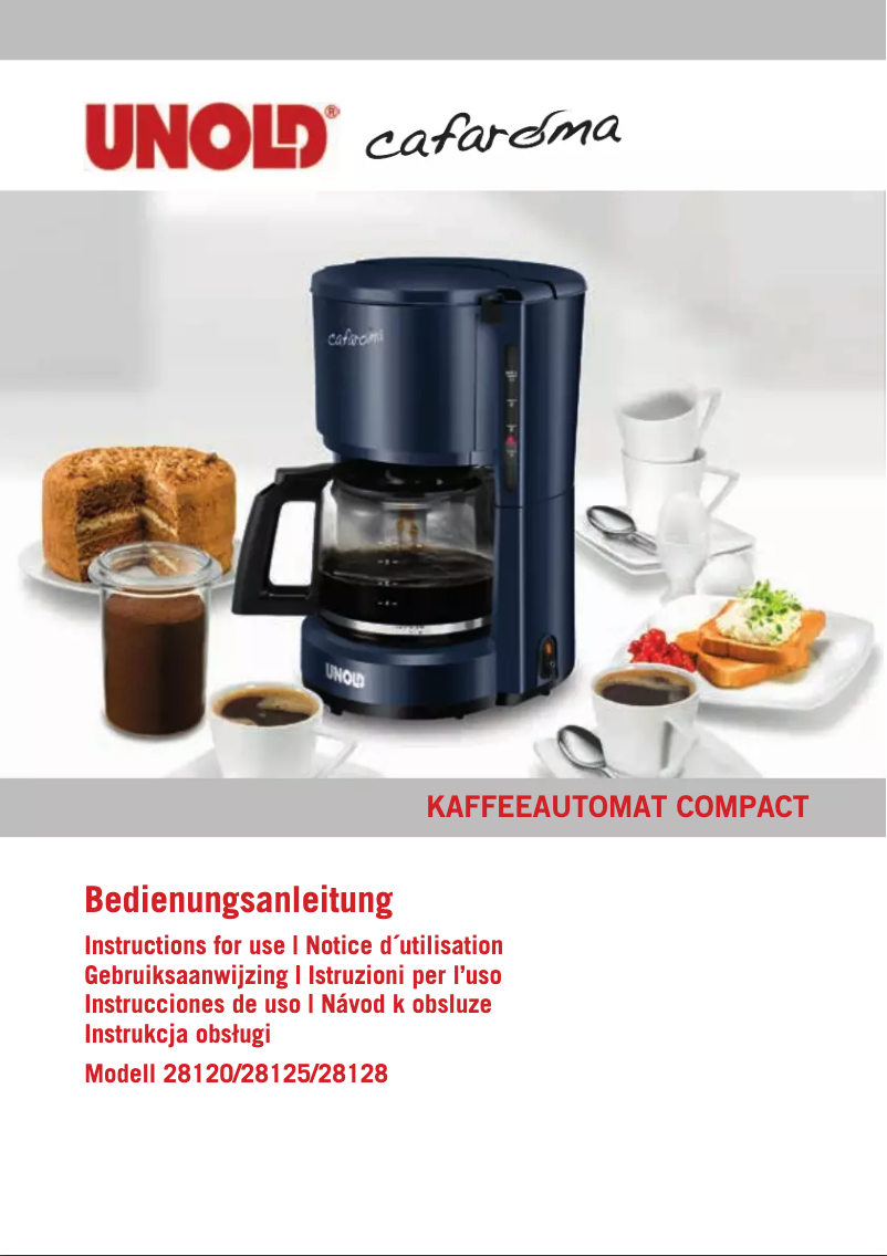Page n°1 - Manuel utilisateur Unold Compact 28125