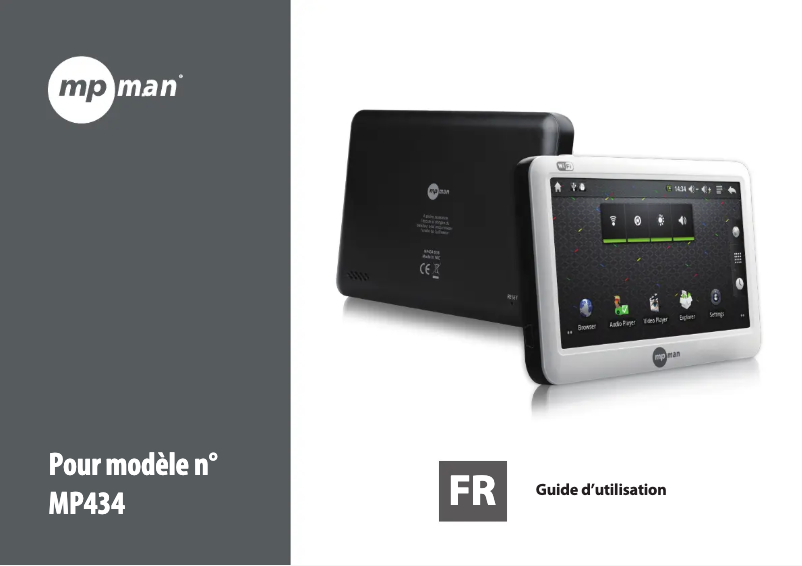 Página 1 del manual Manual de usuario Mpman MP434