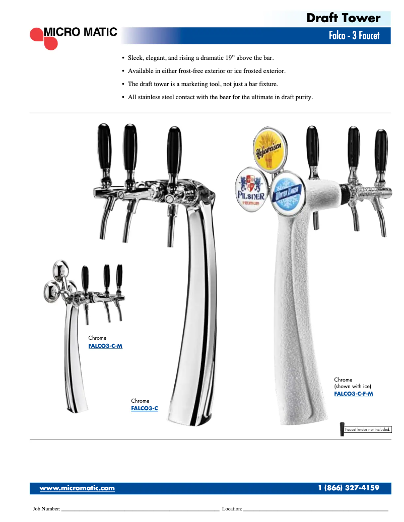 Page 1 de la notice Manuel utilisateur Micro Matic FALCO3-C-M