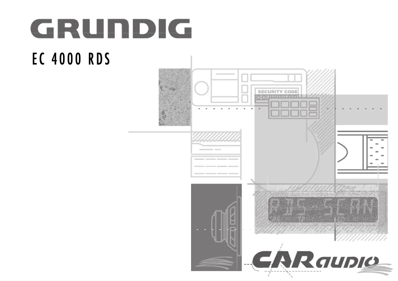 Page 1 de la notice Manuel utilisateur Grundig EC 4000 RDS