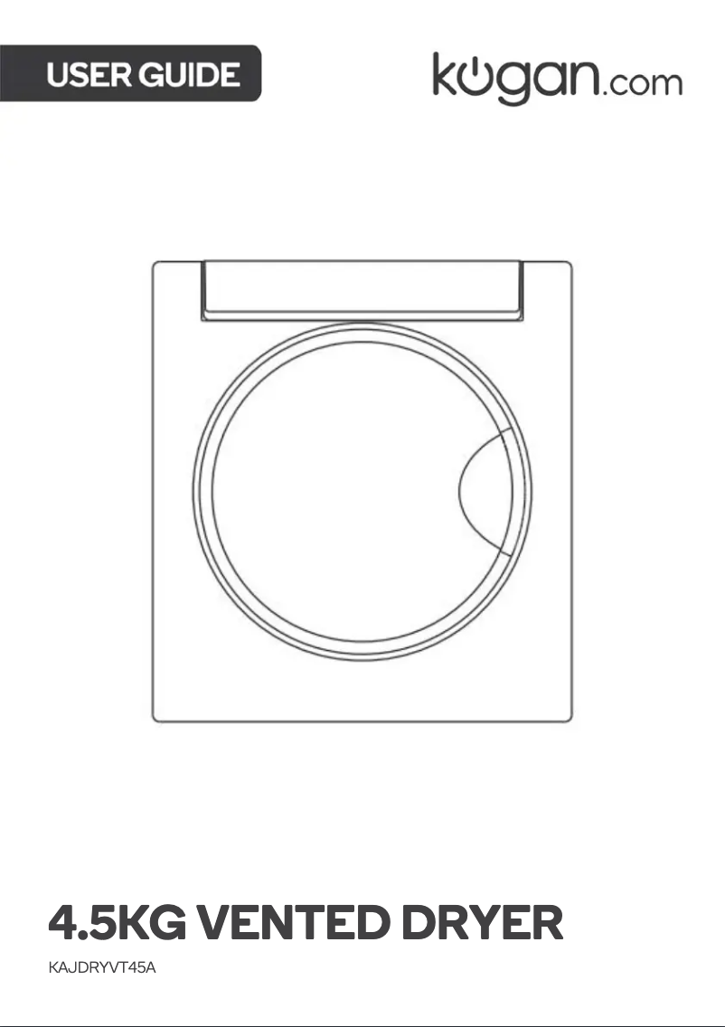 Page n°1 - Manuel utilisateur Kogan KAJDRYVT45A