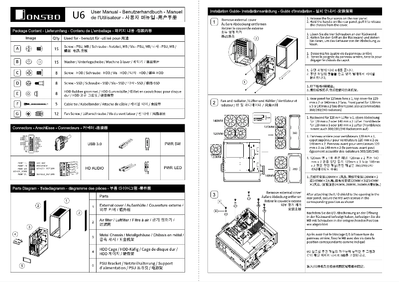 Image de la première page du manuel de l'appareil U6